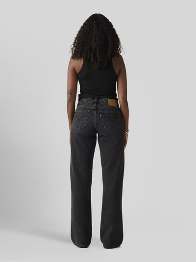 Levi's® 300 straight fit jeans van puur katoen in 5-pocket-design Zwart - 5