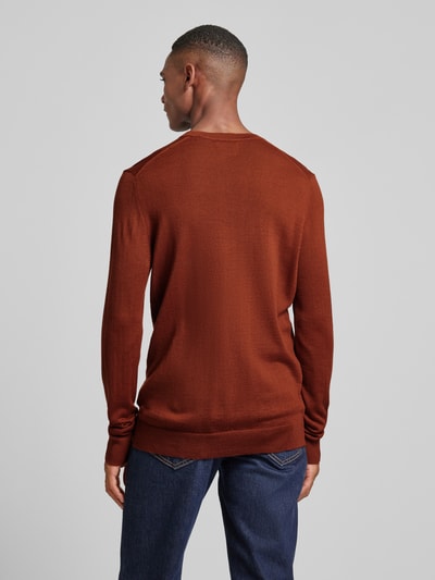 Christian Berg Men Strickpullover mit V-Ausschnitt Terra 9