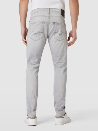 Replay Regular Slim Fit Jeans Modell 'WILLBI' Silber 5