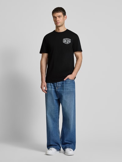 DEUS EX MACHINA T-Shirt mit Label-Print Modell 'Venice' Black 1