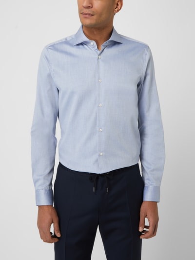 Joop! Slim Fit Slim Fit Business-Hemd aus Baumwolle Bleu 4