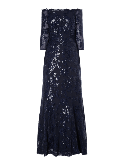 Lauren Ralph Lauren Abendkleid mit Pailletten-Besatz Marine 2