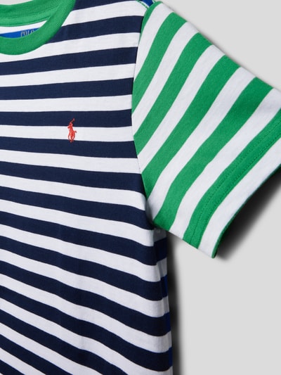 Polo Ralph Lauren Kids T-Shirt im Colour-Blocking-Design Marine 2