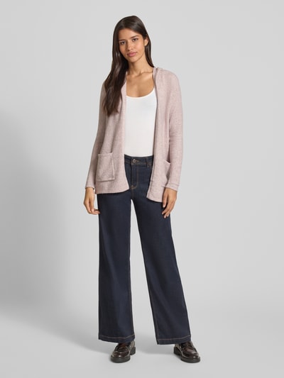 Vero Moda Regular fit gebreid jack met capuchon, model 'DOFFY' Lichtroze - 1