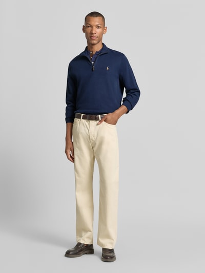 Polo Ralph Lauren relaxed fit schipperstrui van puur katoen Marineblauw - 1