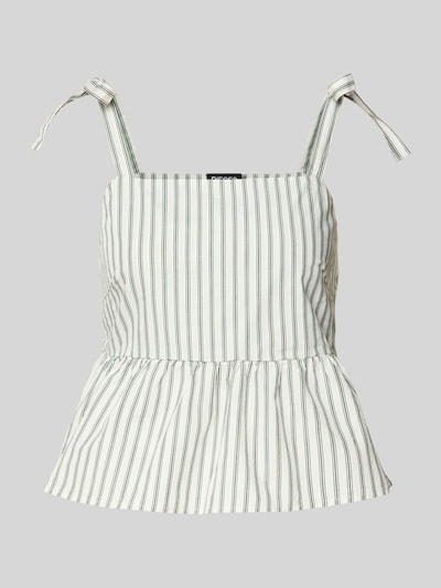 Pieces Regular Fit Trägertop aus reiner Baumwolle Modell 'TAELYN' Offwhite 2