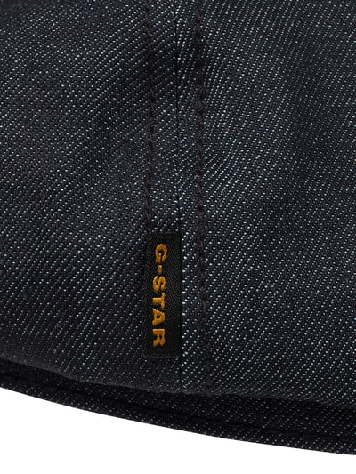 G-Star RAW Baker Boy Hat aus Bio-Baumwolle Modell 'Riv' Dunkelblau 2