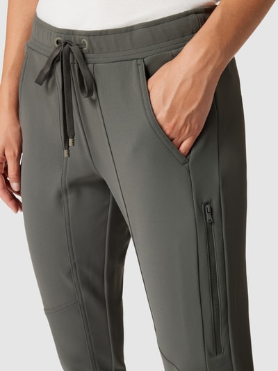 Cambio Lounge-Hose mit Reißverschlusstaschen Modell 'Jorden' Khaki 3