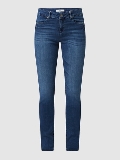 Brax Skinny Fit Jeans mit Stretch-Anteil Modell 'Ana' Jeansblau Melange 2