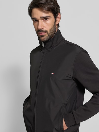 Tommy Hilfiger Regular fit blouson van katoenmix  Zwart - 3