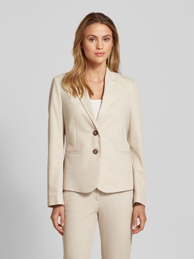 Christian Berg Woman Selection Blazer mit Leistentaschen Sand 4