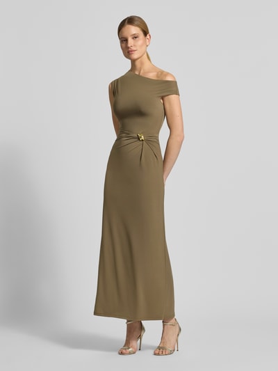 Forever New Abendkleid im One-Shoulder-Look Modell 'Scout' Khaki 1