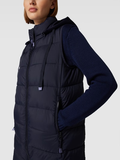 Christian Berg Woman Selection Gewatteerde bodywarmer met tweewegritssluiting Donkerblauw - 3