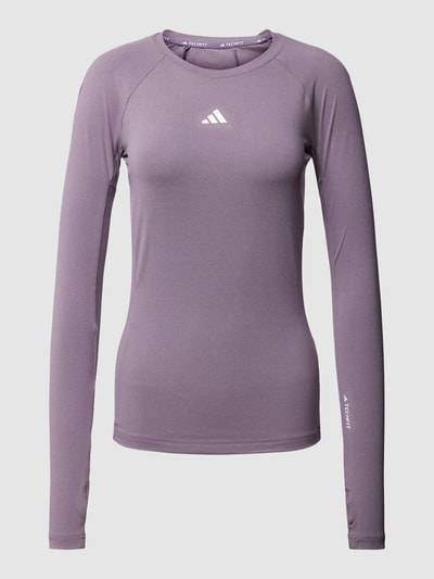 Adidas Training Longsleeve mit Logo-Print Weiss 2