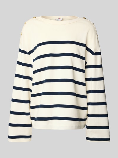 Tommy Hilfiger Relaxed Fit Langarmshirt aus reiner Baumwolle Weiss 2