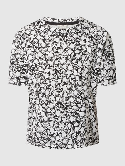Esprit T-Shirt mit Allover-Muster  Schwarz 2