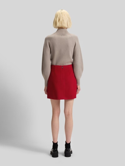 HUGO Mini-Rock mit Woll-Anteil Modell 'RAMINE' Rot 5