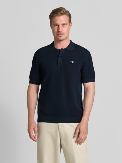 GANT Regular Fit Poloshirt mit Label-Stitching Marine 4