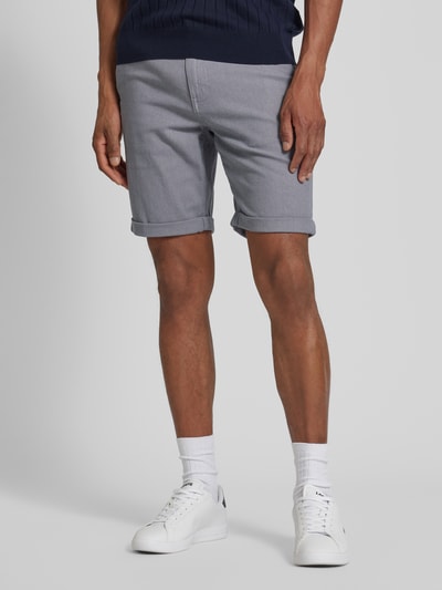 SELECTED HOMME Slim Fit Bermudas in unifarbenem Design Modell 'LUTON' Hellblau 4