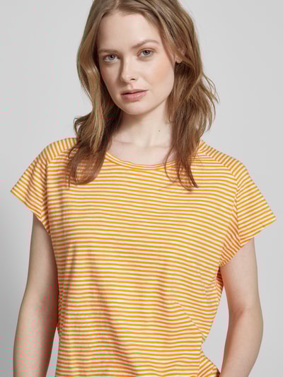 Armedangels T-Shirt mit Rundhalsausschnitt Modell 'ONELIAA' Orange 3