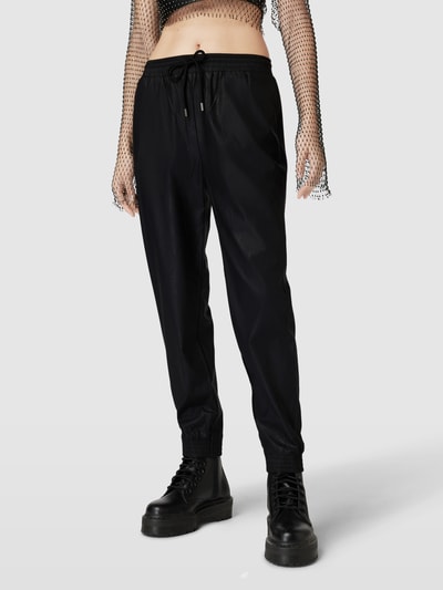 Only Sweatpants in Leder-Optik Modell 'MADY' Black 4