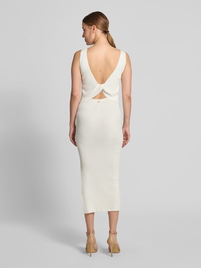 Guess Midikleid aus Viskose-Mix Modell 'JIULIA' Offwhite 5