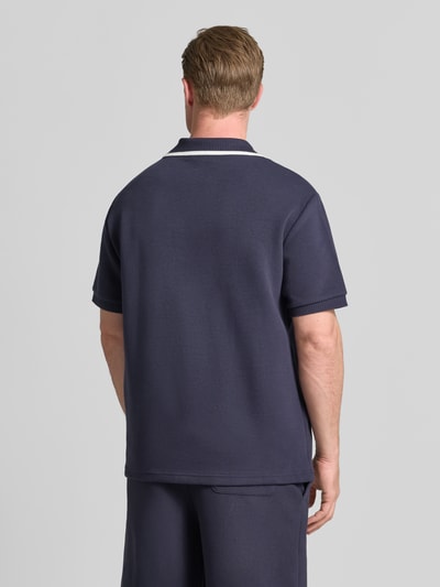 Lacoste Koszulka polo o kroju loose fit Granatowy 5