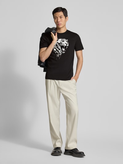 Antony Morato T-Shirt mit Label-Detail Black 1