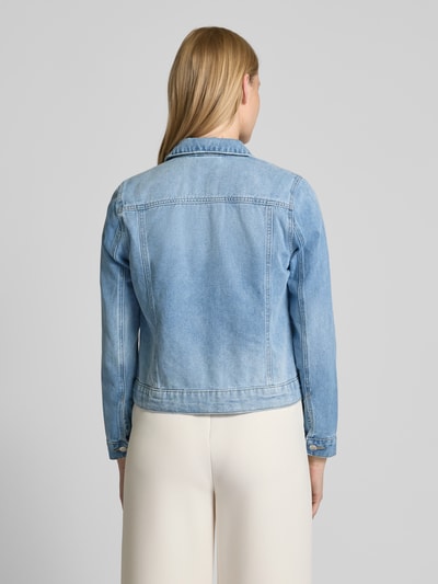 Vero Moda Regular Fit Jeansjacke aus Baumwoll-Mix Modell 'ZORICA' Hellblau 5