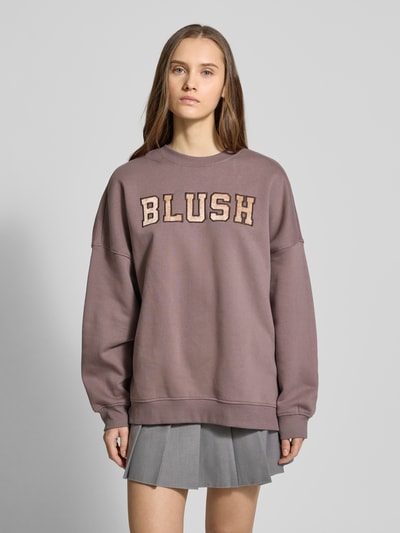 Only Relaxed Fit Sweatshirt mit Baumwoll-Anteil Modell 'KAITLYN' Mauve 4