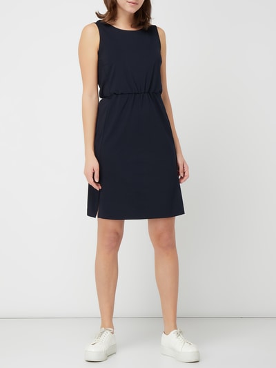 OPUS Kleid mit Taillengürtel Marineblau 1