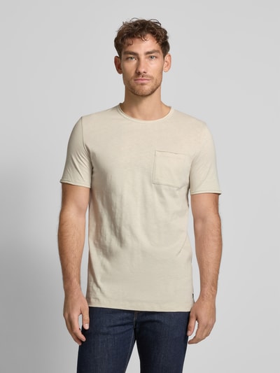 s.Oliver RED LABEL Regular Fit T-Shirt aus reiner Baumwolle Offwhite 4