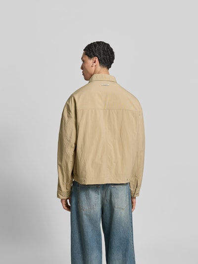 MAISON KITSUNÉ Regular Fit Jacke mit Umlegekragen Beige 5