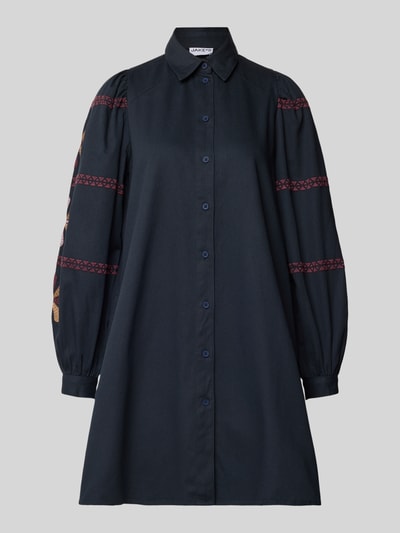 Jake*s Casual Hemdblusenkleid mit Knopfleiste Dunkelblau 2