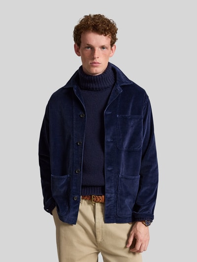 Polo Ralph Lauren Koszula casualowa o kroju regular fit z czystej bawełny Granatowy 4