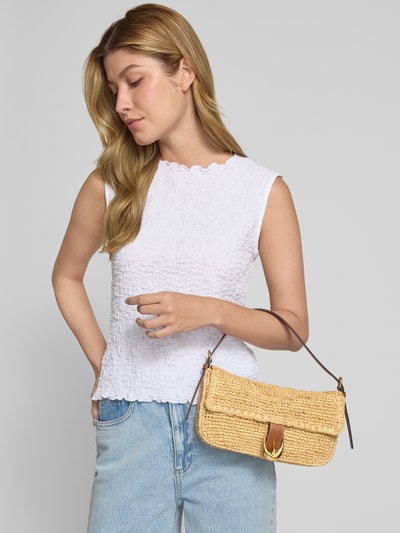 Staud Handtasche mit Tragehenkel Modell 'HARLOW' Beige 1