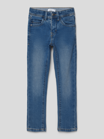 Name It Slim fit jeans met stretch, model 'SILAS' Blauw - 1