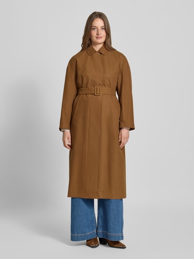 MM Trencz o kroju regular fit z mieszanki bawełny model ‘ALIBI’ Koniakowy 4