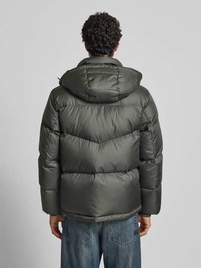 Marc O'Polo Denim Regular Fit Daunenjacke mit abnehmbarer Kapuze Khaki 5