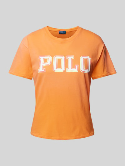 Polo Ralph Lauren T-shirt met labelprint Oranje - 2