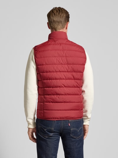 Marc O'Polo Regular Fit Steppweste aus wasserabweisendem Material Rot 5
