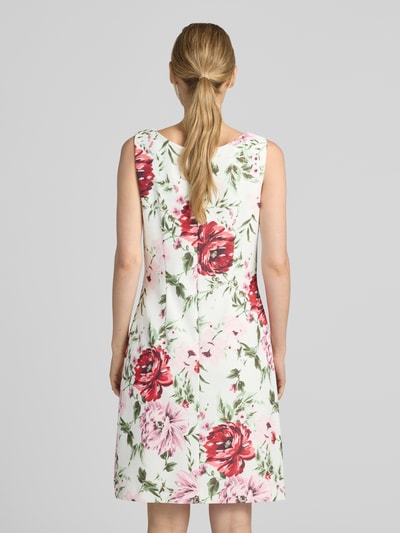 Vera Mont Getailleerde cocktailjurk met all-over motief Roze - 5