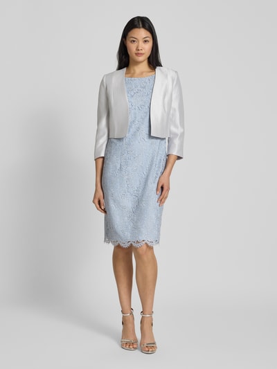 Christian Berg Cocktail Bolero met 3/4-mouwen Lichtgrijs - 1