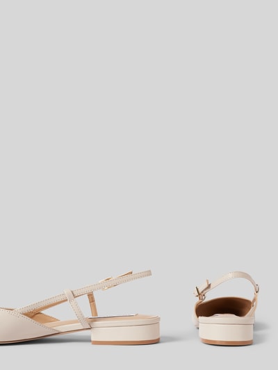 Steve Madden Slingbacks met contrastgarnering, model 'BELINDA' Ecru - 2