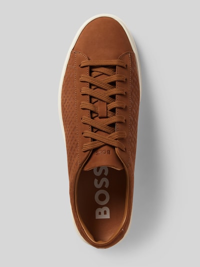 BOSS Sneaker mit Schnürverschluss Modell 'Kieran' Cognac 3