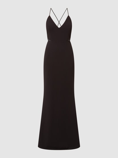 Jake*s Cocktail Abendkleid mit Mesheinsätzen  Black 2