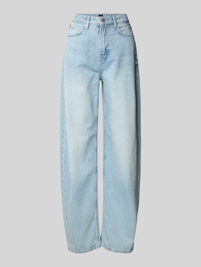 BOSS Orange Loose Fit Jeans aus reiner Baumwolle Hellblau 2