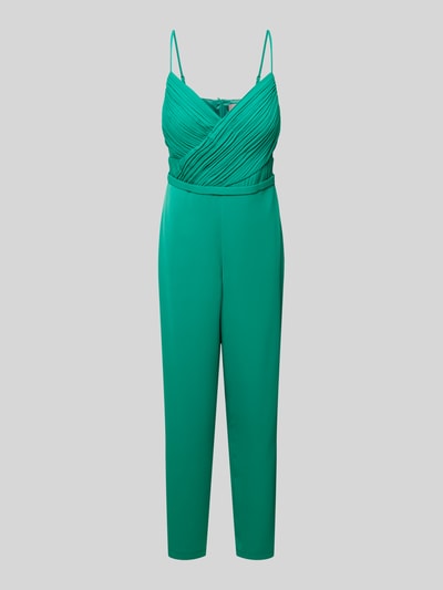 V.M. Jumpsuit in Wickel-Optik Gruen 1