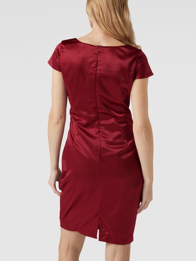 Paradi Cocktailkleid mit V-Ausschnitt Bordeaux 5