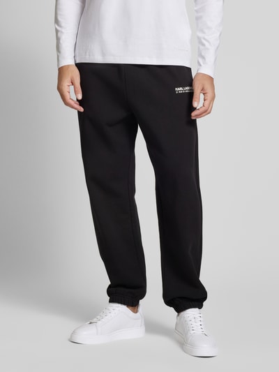 Karl Lagerfeld Sweatpants mit elastischem Bund Black 4